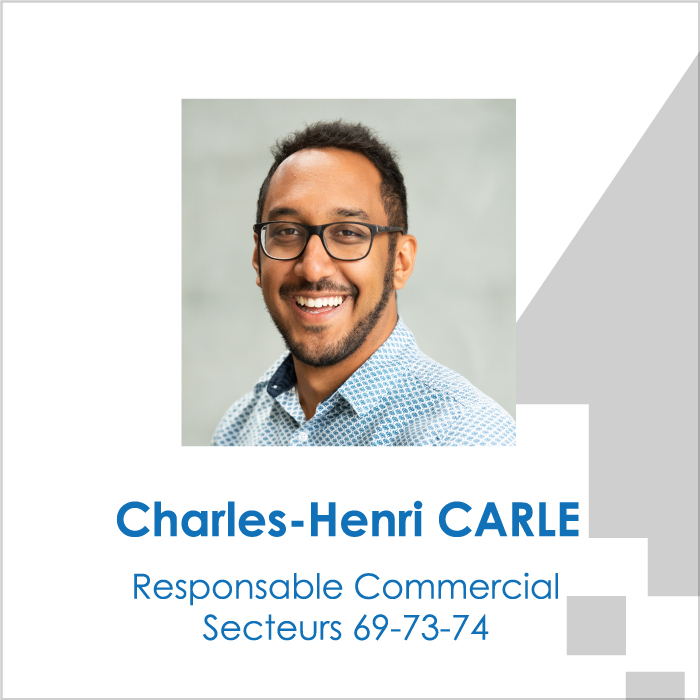 Charles-Henri CARLE, Responsable Commercial chez AFEO pour les secteurs 69, 73 et 74.