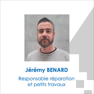 Jérémy BENARD, Responsable réparation et petits travaux chez AFEO.