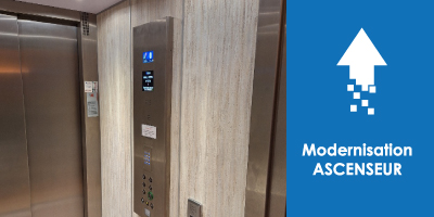 Modernisation complète d'un ascenseur sans machinerie dans une résidence de Lyon5.