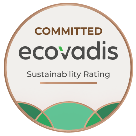 AFEO récompensée par le badge Committed Ecovadis pour sa politique RSE.