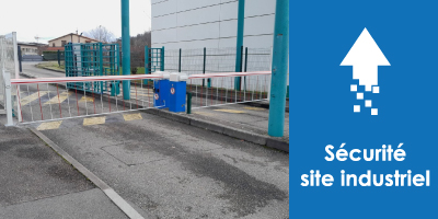 Sécurisation d'un site industriel dans le Rhône avec des barrières LBA.
