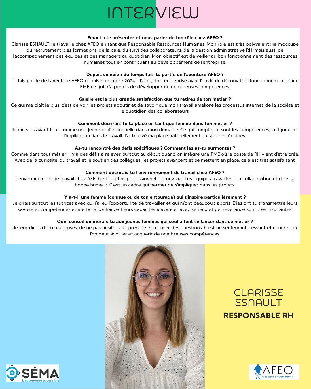 8 mars 2026 – Journée internationale des droits des femmes : les talents féminins chez AFEO.